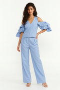 SANG TWO-PIECE SET BLUE