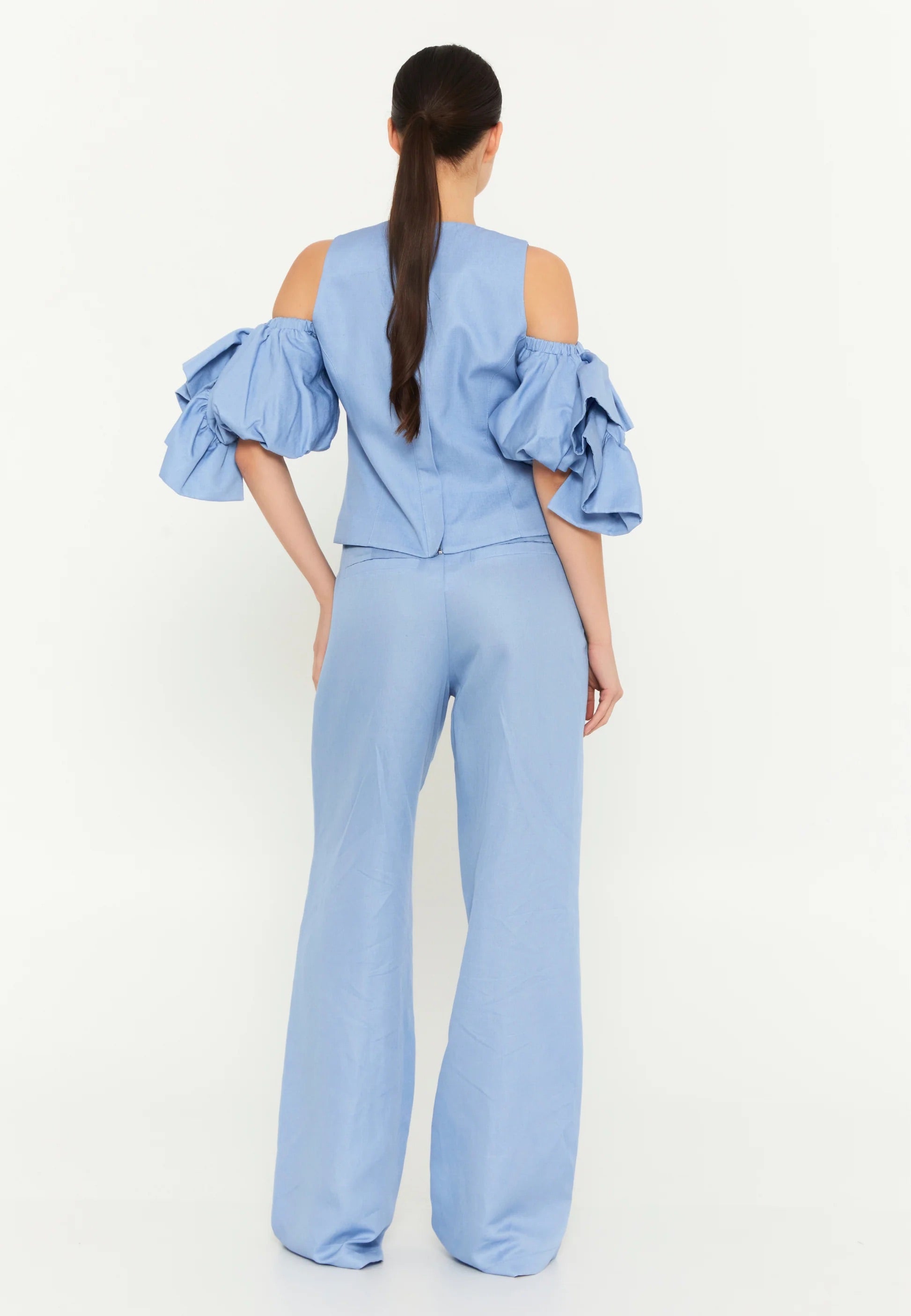 SANG TWO-PIECE SET BLUE