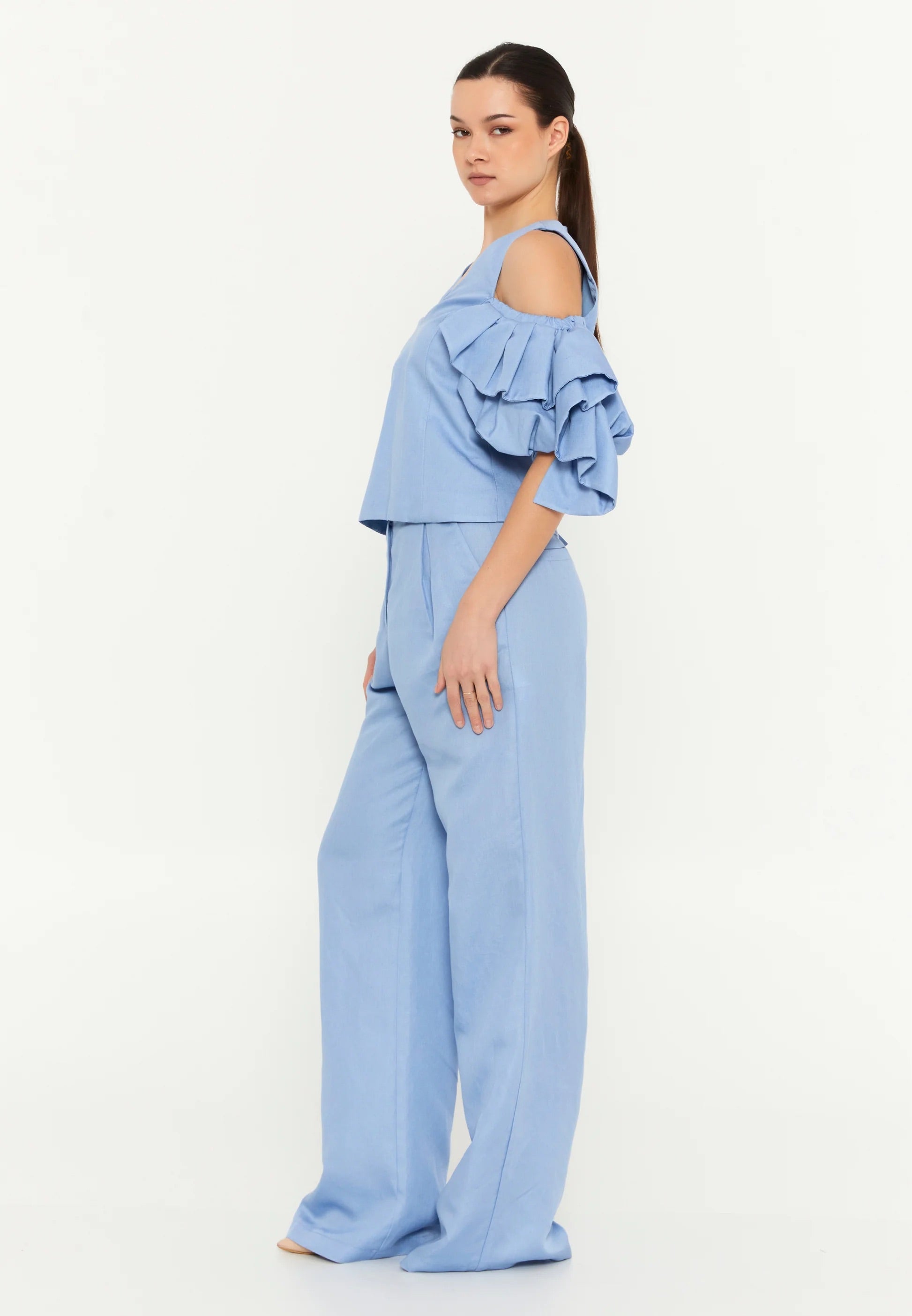 SANG TWO-PIECE SET BLUE